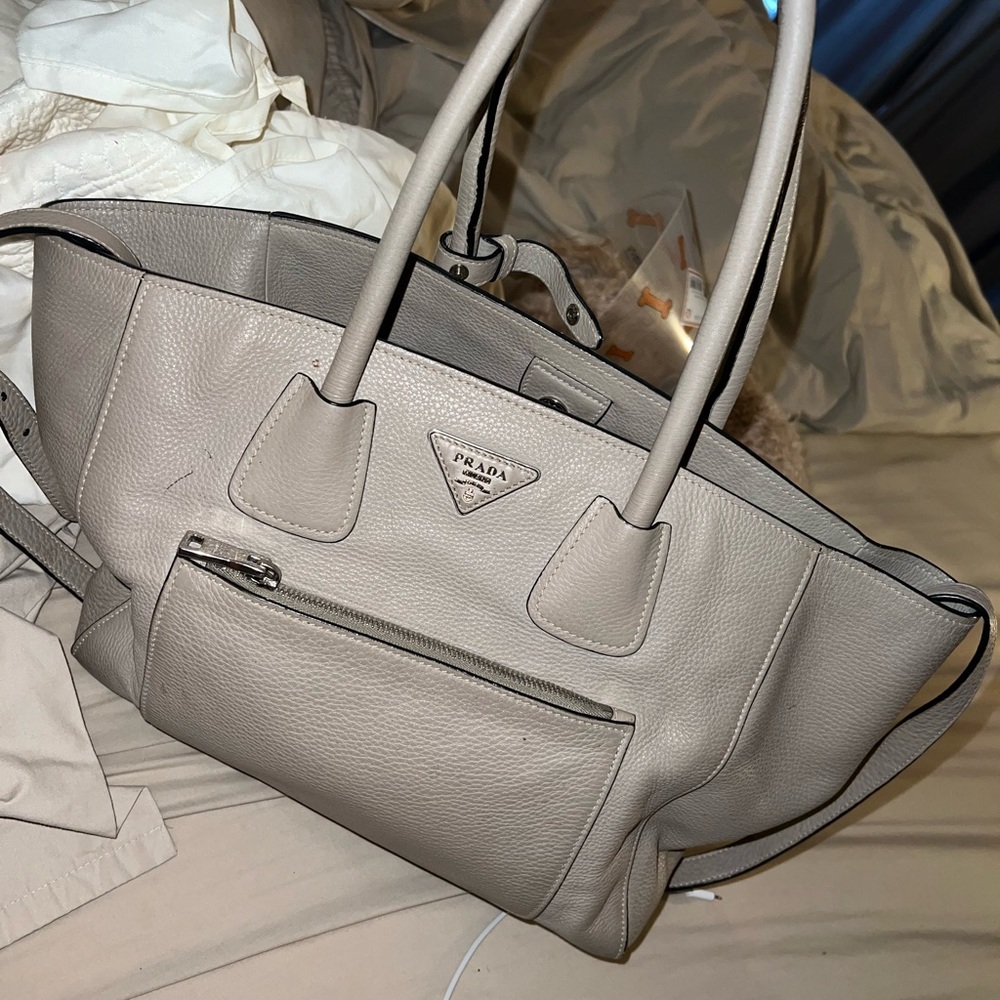 Prada Gray Tote Bag - Picture 4 of 8